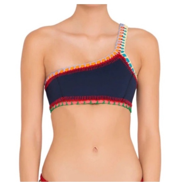 KIINI TASMIN - ONE SHOULDER TOP NAVY SIZE Large NWOT - Picture 3 of 8